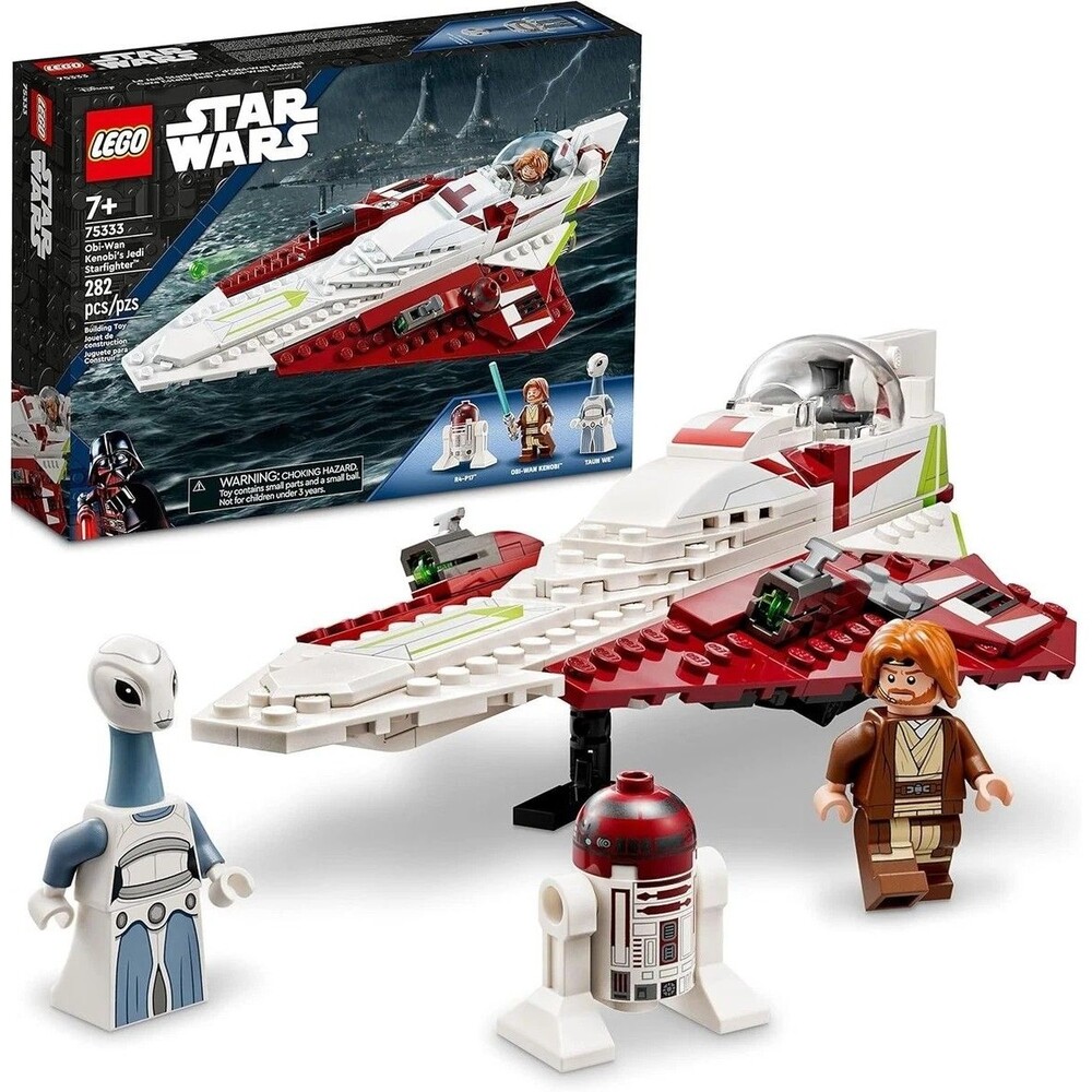 LEGO Star Wars: Obi-Wan Kenobi'S Jedi Starfighter (75333) Retired SEE PICTURES